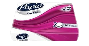 علبة منديل بابيا 120 منديل